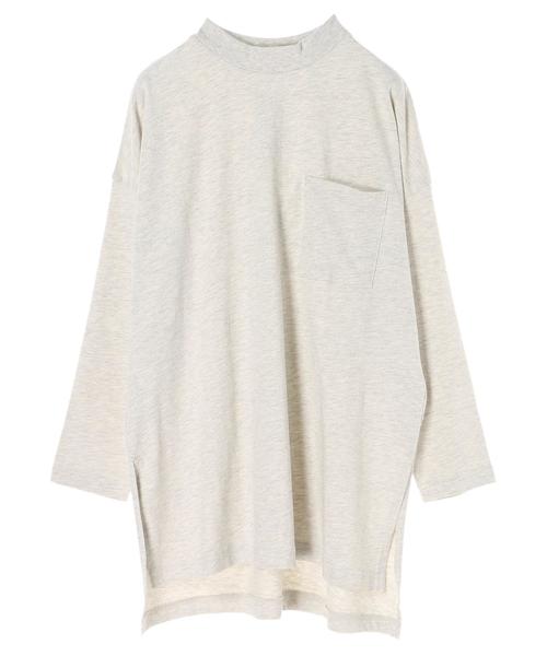 AMERICAN HOLIC（アメリカンホリック）の「ポケット付カットチュニック1（Tシャツ/カットソー・レディース・ブラック/ネイビー/ホワイト系その他/カーキ・FREE）」の6枚目の写真