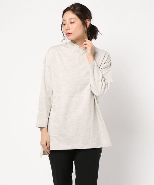 AMERICAN HOLIC（アメリカンホリック）の「ポケット付カットチュニック1（Tシャツ/カットソー・レディース・ブラック/ネイビー/ホワイト系その他/カーキ・FREE）」の7枚目の写真