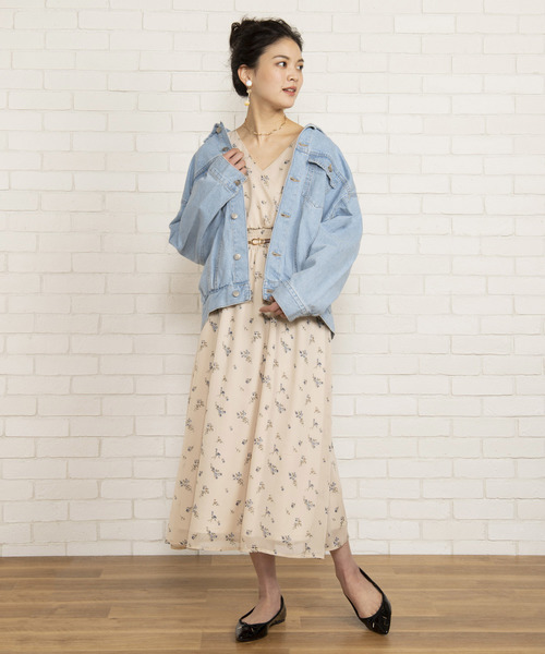 WEGO（ウィゴー）の「WEGO/タックBIG Gジャン（デニムジャケット・レディース・インディゴブルー/ダークインディゴブルー/ライトインディゴブルー・FREE）」の19枚目の写真