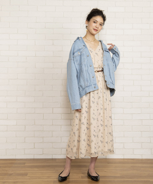 WEGO（ウィゴー）の「WEGO/タックBIG Gジャン（デニムジャケット・レディース・インディゴブルー/ダークインディゴブルー/ライトインディゴブルー・FREE）」の20枚目の写真