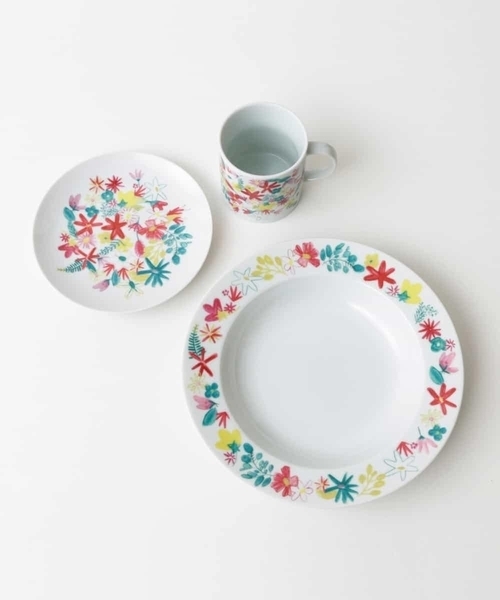 Jocomomola(ホコモモラ)の「パスタ皿・プレート・マグカップ Primavera(食器)」|ホワイト