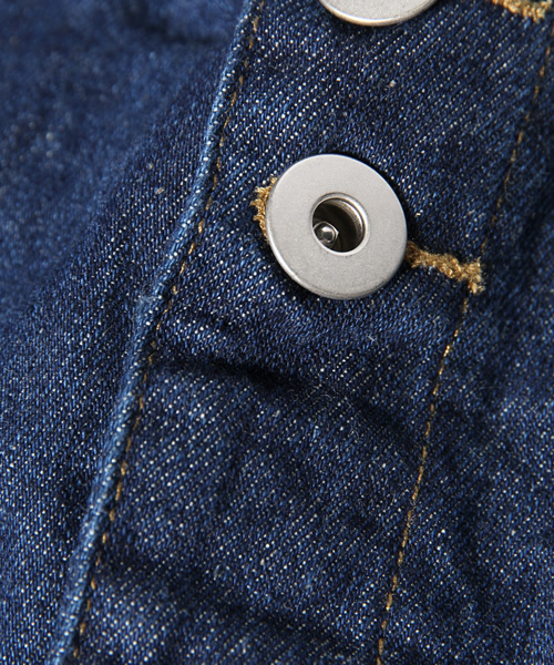 mystic（ミスティック）の「デニムタイトSK（デニムスカート・レディース・ブルー/ブラック/ネイビー・1/2）」の4枚目の写真