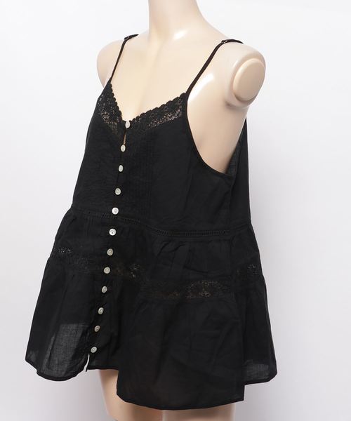 flower（フラワー）の「エターナルレースキャミ（キャミソール・レディース・ホワイト/ブラック・FREE）」の3枚目の写真