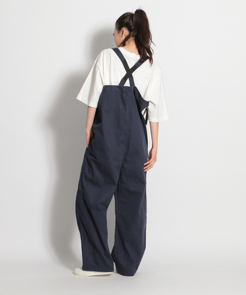 niko and...(ニコアンド)の「微配色ハギハギワークサロペット(サロペット/オーバーオール・レディース・ネイビー/カーキ・MEDIUM/LARGE)」の15枚目の写真