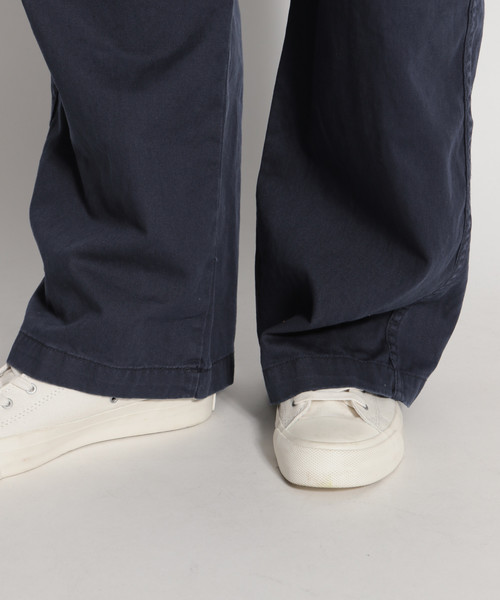 niko and...(ニコアンド)の「微配色ハギハギワークサロペット(サロペット/オーバーオール・レディース・ネイビー/カーキ・MEDIUM/LARGE)」の10枚目の写真