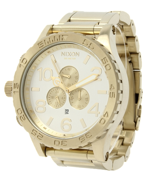 NIXON(ニクソン)の「THE 51-30 CHRONO(アナログ腕時計・メンズ・ゴールド系その他/ブラック系その他/ゴールド/ピンクゴールド/ガンメタ/その他1/その他2/スミクロ/ブラック系その他2/グレー系その他・FREE)」の1枚目の写真
