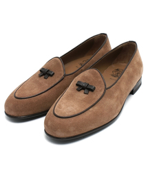 BRILLA per il gusto | BOW-TIE / スエードリボンタッセル(ドレスシューズ)