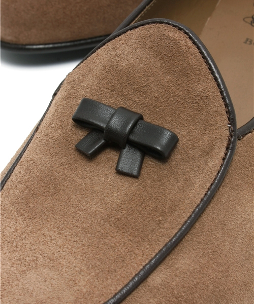 BRILLA per il gusto（ブリッラペルイルグースト）の「BOW-TIE / スエードリボンタッセル（ドレスシューズ・メンズ・ベージュ・8inch/6.5inch/6inch/7.5inch/7inch/5.5inch/8.5inch）」の6枚目の写真