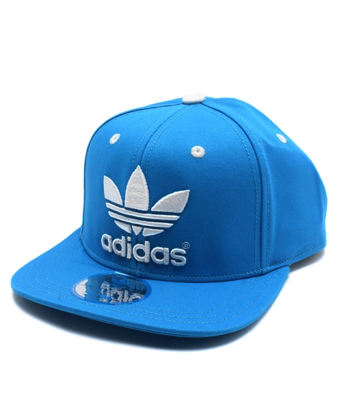 adidas Originals(アディダスオリジナルス)の「アディダス オリジナルス トレフォイル キャップ adidas AC CAP TREFOIL FLAT(キャップ・メンズ・ブラック/レッド/ブルー・ONE SIZE)」の3枚目の写真