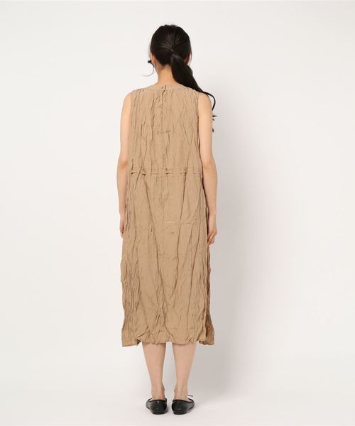 KOBE LETTUCE(コウベレタス)の「ワッシャーノースリーブマキシワンピース(ワンピース・レディース・レッド系その他/ベージュ/ブラウン系その他/ミント・FREE)」の5枚目の写真