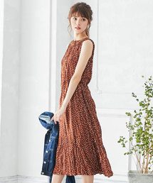 KOBE LETTUCE | ワッシャーノースリーブマキシワンピース(ワンピース)