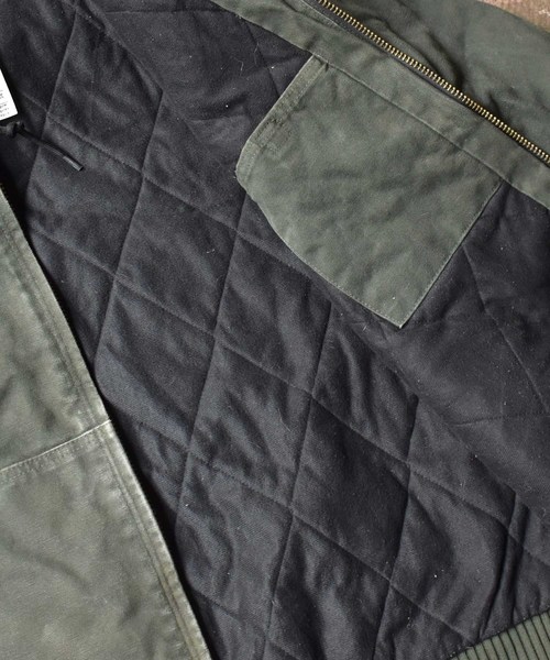 Carhartt(カーハート)の「【ヴィンテージ古着】Carhartt/カーハート アクティブパーカー(ブルゾン・メンズ・カーキ・MEDIUM)」の3枚目の写真