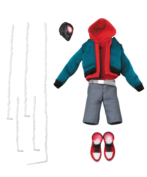 MEDICOM TOY（メディコムトイ）の「MAFEX SPIDER-MAN（Miles Morales）]（『SPIDER-MAN:INTO THE SPIDER-VERS』版）（フィギュア・メンズ・その他・FREE）」の6枚目の写真