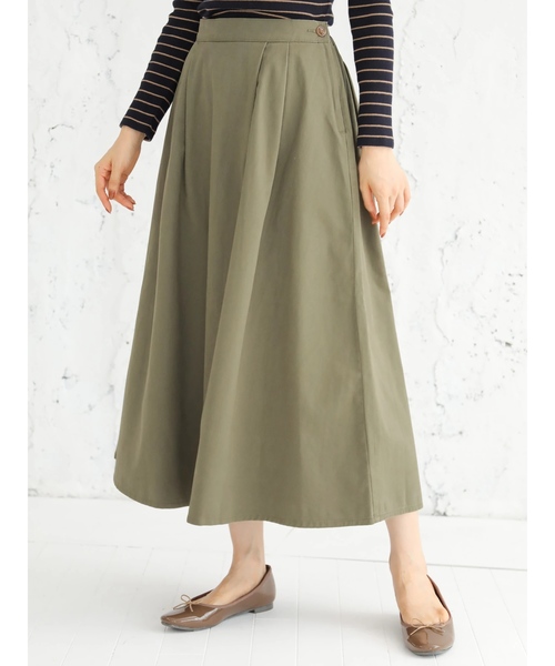 Earth Music Ecology アースミュージックアンドエコロジー の Cotton Usaチノスカート フレア スカート Wear