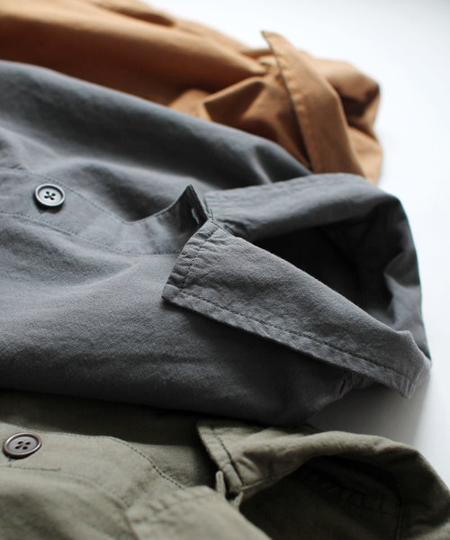 Denime（ドゥニーム）の「カバーオールシャツ（シャツ/ブラウス・メンズ・オリーブ/ライトブラウン/スミクロ・MEDIUM/LARGE/X-LARGE）」の11枚目の写真