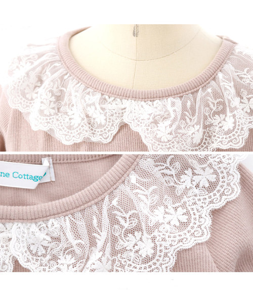 Catherine Cottage（キャサリンコテージ）の「リブドッキングワンピース（ワンピース・キッズ・ベージュ/アッシュブラウン/レッド/オリーブ/ネイビー/ホワイト系その他/ブラック系その他/ブラック系その他2/ブラック系その他3/グレー系その他/ブラウン系その他/ダークグレー/グリーン/ブルー系その他/ブルー系その他2・110/120/130/140/150）」の22枚目の写真