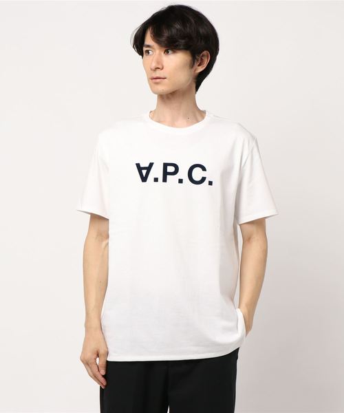 A.P.C.(アーペーセー)の「T-SHIRTS VPC JPS(Tシャツ/カットソー)」|ホワイト