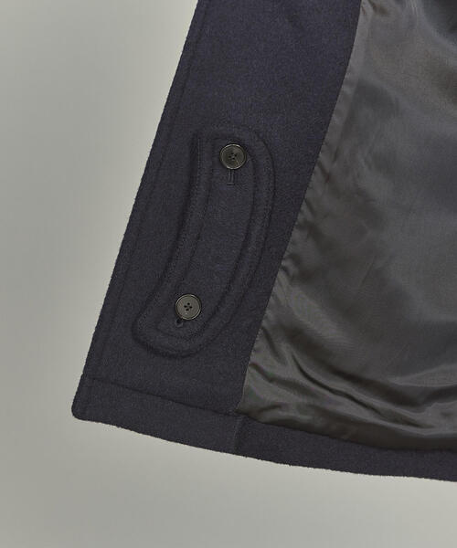 BEAUTY&YOUTH UNITED ARROWS（ビューティーアンドユースユナイテッドアローズ）の「BY メルトン バルカラー コート（チェスターコート・メンズ・ブラック/モカ/ネイビー・XL/L/S/M）」の16枚目の写真