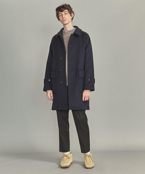 BEAUTY&YOUTH UNITED ARROWS（ビューティーアンドユースユナイテッドアローズ）の「BY メルトン バルカラー コート（チェスターコート・メンズ・ブラック/モカ/ネイビー・XL/L/S/M）」の12枚目の写真