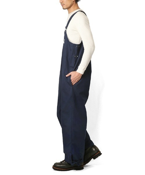 U.S. NAVY オーバーオール サイズ38 米海軍 U.S.NAVY 大戦後期フックデッキパンツ WAIPER.inc NAVY