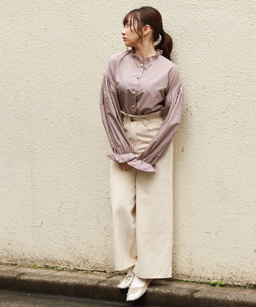 apres jour(アプレジュール)の「デニムワイドパンツ【ZOZOTOWN限定アイテム】(デニムパンツ・レディース・ブラック/オフホワイト/インディゴブルー・フリー)」の17枚目の写真