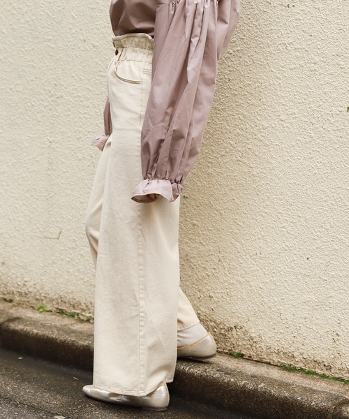 apres jour(アプレジュール)の「デニムワイドパンツ【ZOZOTOWN限定アイテム】(デニムパンツ・レディース・ブラック/オフホワイト/インディゴブルー・フリー)」の16枚目の写真