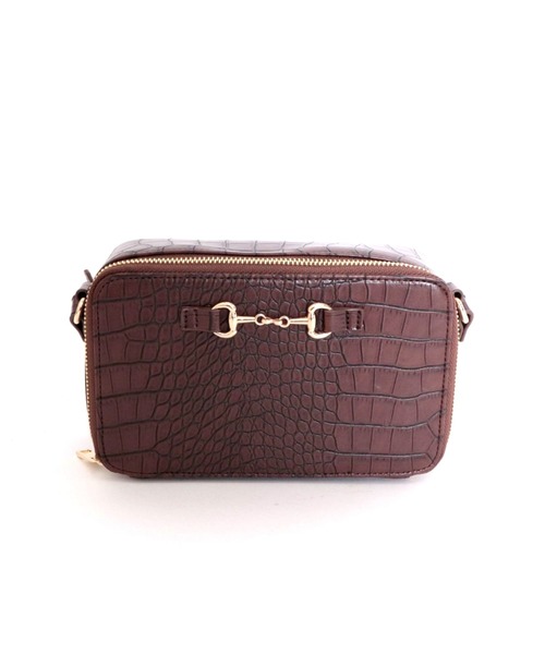 archives（アルシーヴ）の「クロコスクエアショルダー（ショルダーバッグ・レディース・ブラック/ブラウン/グレー系その他・MEDIUM）」の5枚目の写真