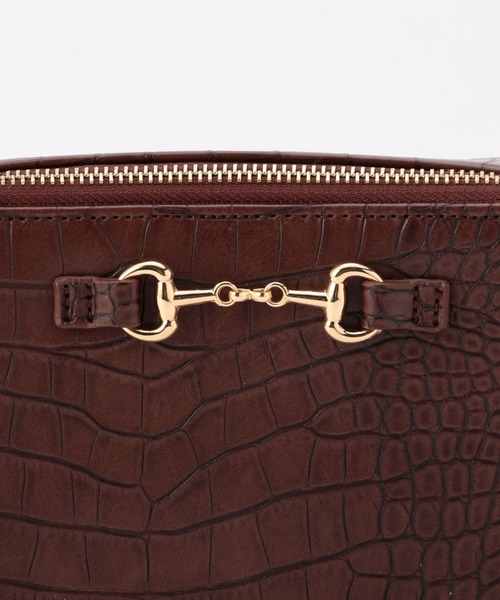 archives（アルシーヴ）の「クロコスクエアショルダー（ショルダーバッグ・レディース・ブラック/ブラウン/グレー系その他・MEDIUM）」の8枚目の写真