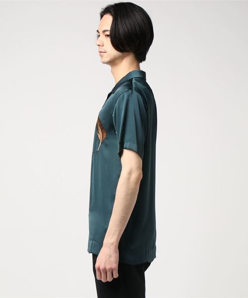 MIHARAYASUHIROミハラヤスヒロ初期デザイン焦げ加工半袖シャツ FIT MIHARAYASUHIRO（フィットミハラヤスヒロ）の「【FIT】刺繍