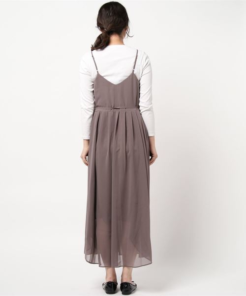 flower(フラワー)の「リリーワンピース(ワンピース・レディース・ベージュ/ブラウン・FREE)」の4枚目の写真