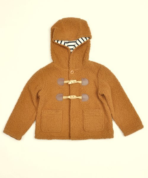green label relaxing(グリーンレーベルリラクシング)の「「WEB限定」【KIDS】ボアショート ダッフルコート ◆(ダッフルコート・キッズ・モカ/ネイビー・115cm/105cm/125cm/95cm)」の3枚目の写真