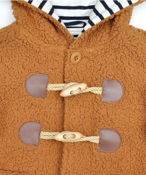 green label relaxing(グリーンレーベルリラクシング)の「「WEB限定」【KIDS】ボアショート ダッフルコート ◆(ダッフルコート・キッズ・モカ/ネイビー・115cm/105cm/125cm/95cm)」の8枚目の写真