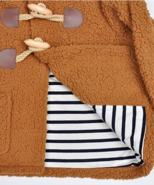 green label relaxing(グリーンレーベルリラクシング)の「「WEB限定」【KIDS】ボアショート ダッフルコート ◆(ダッフルコート・キッズ・モカ/ネイビー・115cm/105cm/125cm/95cm)」の5枚目の写真