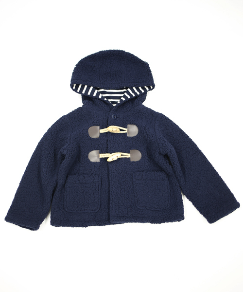green label relaxing(グリーンレーベルリラクシング)の「「WEB限定」【KIDS】ボアショート ダッフルコート ◆(ダッフルコート・キッズ・モカ/ネイビー・115cm/105cm/125cm/95cm)」の6枚目の写真