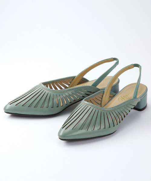 RANAN(ラナン)の「バックストラップミュール(サンダル・レディース・ブラック/セージグリーン/マスタード・LL/M/L/S)」の1枚目の写真