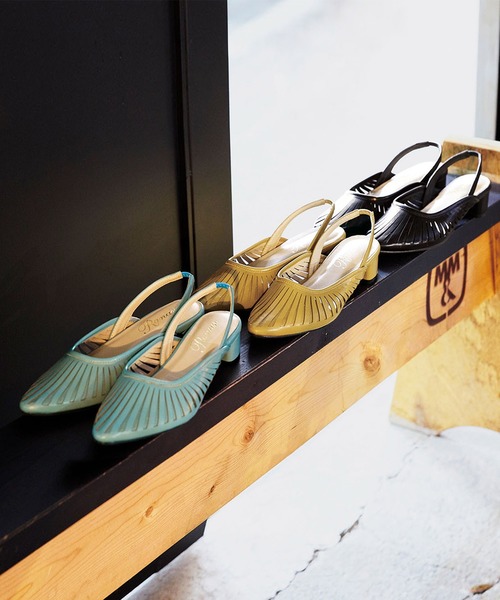 RANAN(ラナン)の「バックストラップミュール(サンダル・レディース・ブラック/セージグリーン/マスタード・LL/M/L/S)」の5枚目の写真