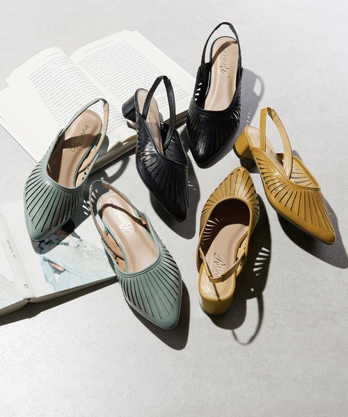 RANAN(ラナン)の「バックストラップミュール(サンダル・レディース・ブラック/セージグリーン/マスタード・LL/M/L/S)」の9枚目の写真