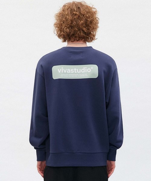 vivastudio トレーナー・スウェット 青 vivastudio トレーナー ネイビー 完売品 希少 ネイビー（紺）系