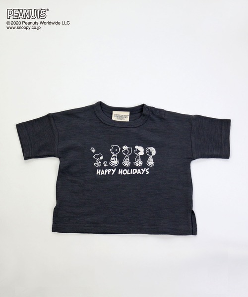 PEANUTS(ピーナッツ)の「SNOOPY/スヌーピー デコボコ天竺プリントTシャツ(Tシャツ/カットソー・キッズ・チャコールグレー/ライトベージュ・110cm/100cm/120cm/130cm/140cm/90㎝/150cm/160cm/90cm)」の15枚目の写真
