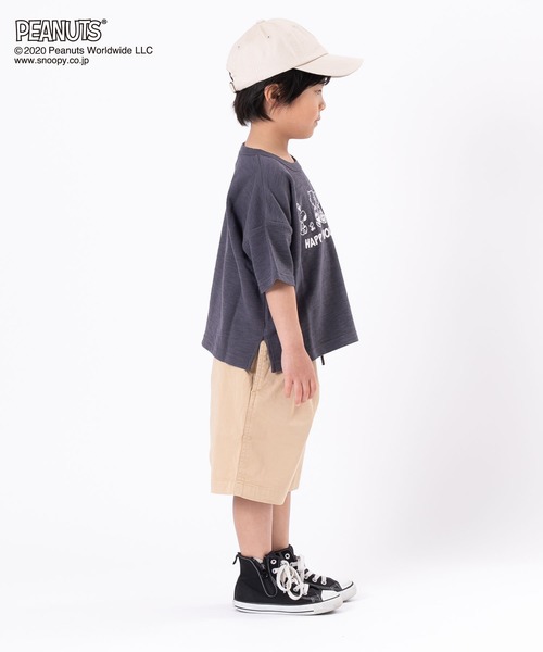 PEANUTS(ピーナッツ)の「SNOOPY/スヌーピー デコボコ天竺プリントTシャツ(Tシャツ/カットソー・キッズ・チャコールグレー/ライトベージュ・110cm/100cm/120cm/130cm/140cm/90㎝/150cm/160cm/90cm)」の13枚目の写真