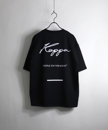 Kappa/カッパ ビッグバックプリント筆記体ロゴT/胸ポケットロゴT