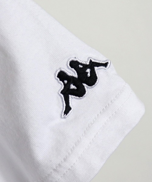 Kappa（カッパ）の「Kappa/カッパ ビッグバックプリント筆記体ロゴT/胸ポケットロゴT（Tシャツ/カットソー・メンズ・ホワイト/ブラック/ダークブラウン/ベージュ/サックスブルー/ホワイト系その他/ブラック系その他/ブルー系その他・M/L）」の15枚目の写真