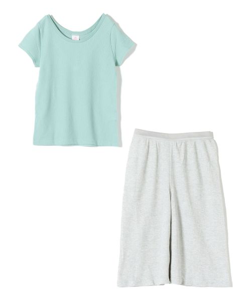 SHIPS Days(シップスデイズ)の「JE MORGAN×DAYS:THERMAL RELAX PACK 2(ルームウェア/パジャマ・レディース・ライトグレー/ブラック/ネイビー/ライトグリーン・ONE SIZE)」の3枚目の写真