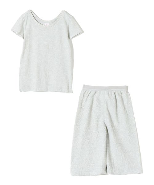 SHIPS Days(シップスデイズ)の「JE MORGAN×DAYS:THERMAL RELAX PACK 2(ルームウェア/パジャマ・レディース・ライトグレー/ブラック/ネイビー/ライトグリーン・ONE SIZE)」の1枚目の写真