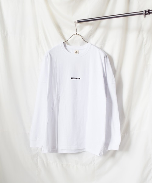 TRAP/U (トラップユー)の「《TRAP/U》バックプリント長袖ドルマンTシャツ(Tシャツ/カットソー・レディース・ブラック/ホワイト/ベージュ・MEDIUM/LARGE)」の2枚目の写真