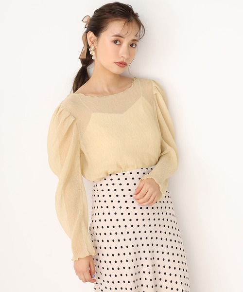 one after another NICE CLAUP(ワンアフターアナザーナイスクラップ)の「うしろレースアップチューリップスカート(スカート・レディース・アイボリー/ブラック系その他/モカ/グリーン系その他/ベージュ系その他/ブラウン系その他/チェック・FREE)」の11枚目の写真