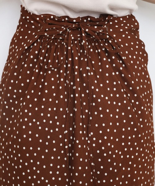 one after another NICE CLAUP(ワンアフターアナザーナイスクラップ)の「うしろレースアップチューリップスカート(スカート・レディース・アイボリー/ブラック系その他/モカ/グリーン系その他/ベージュ系その他/ブラウン系その他/チェック・FREE)」の21枚目の写真