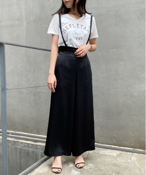 LOUNGEDRESS（ラウンジドレス）の「ハンマーサロペット（その他パンツ・レディース・ブラック/ブラウン・FREE）」の2枚目の写真