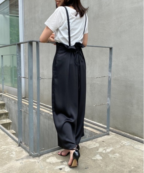 LOUNGEDRESS（ラウンジドレス）の「ハンマーサロペット（その他パンツ・レディース・ブラック/ブラウン・FREE）」の12枚目の写真