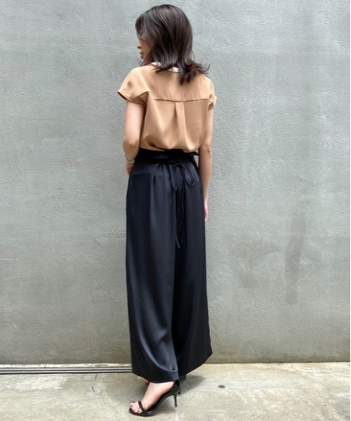 LOUNGEDRESS（ラウンジドレス）の「ハンマーサロペット（その他パンツ・レディース・ブラック/ブラウン・FREE）」の8枚目の写真